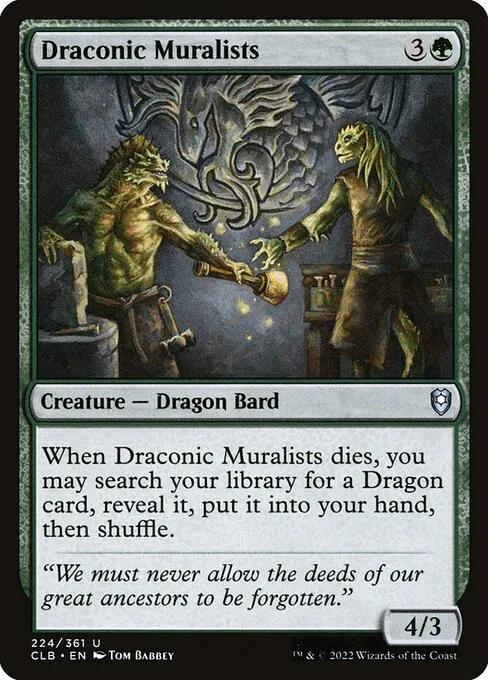Draconic Muralists - Foil
