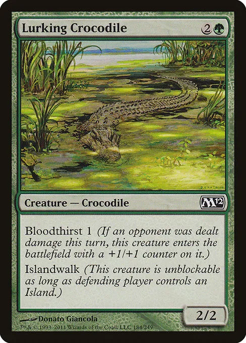 Lurking Crocodile - Foil