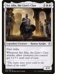 Syr Alin, the Lion's Claw - Foil