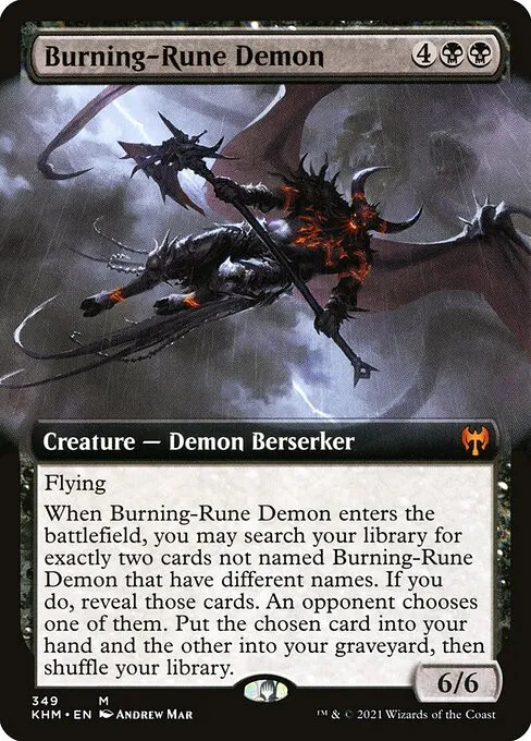 Burning-Rune Demon - Foil