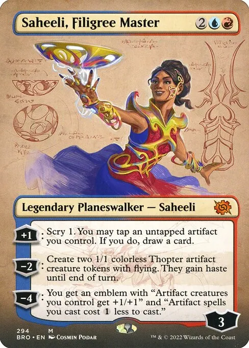 Saheeli, Filigree Master - Foil