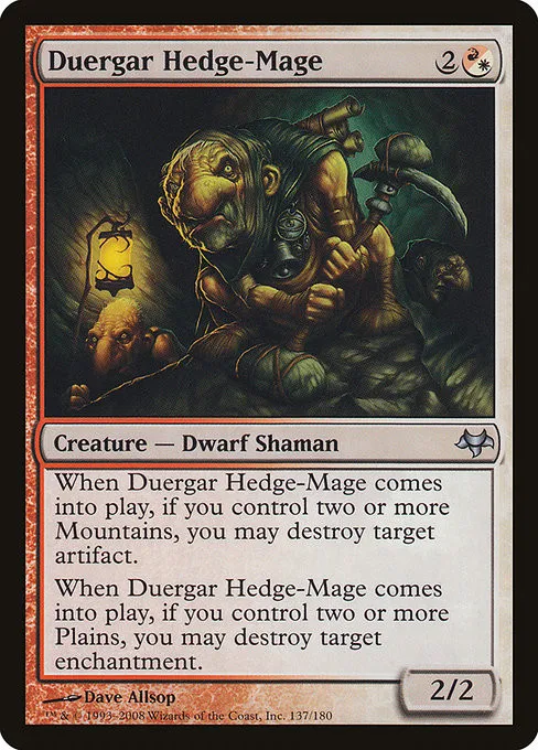Duergar Hedge-Mage - Foil