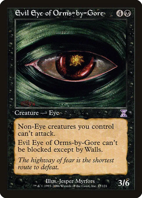 Evil Eye of Orms-by-Gore - Foil