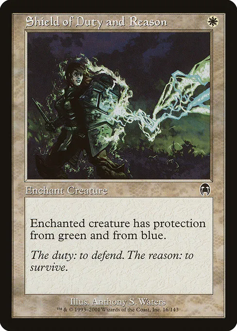 Shield of Duty and Reason - Foil