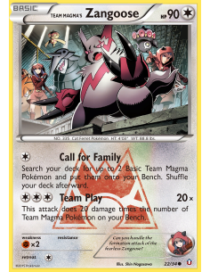 Team Magma's Zangoose