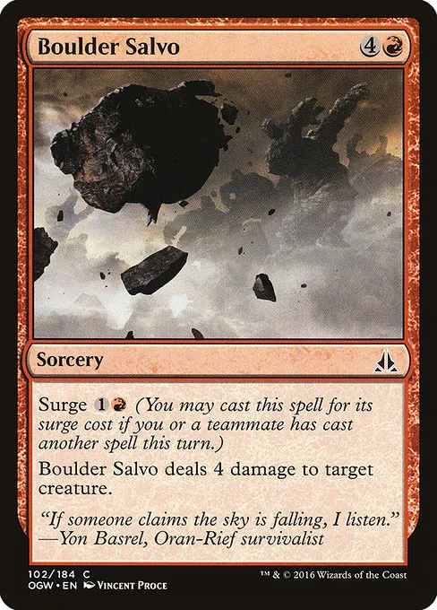 Boulder Salvo - Foil