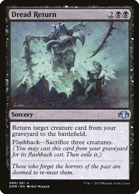 Dread Return - Foil