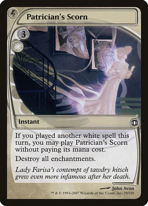 Patrician's Scorn - Foil