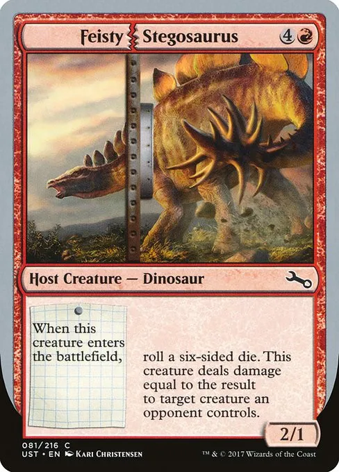 Feisty Stegosaurus - Foil