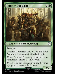 Gunner Conscript - Foil