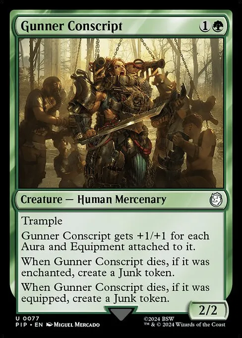 Gunner Conscript - Foil