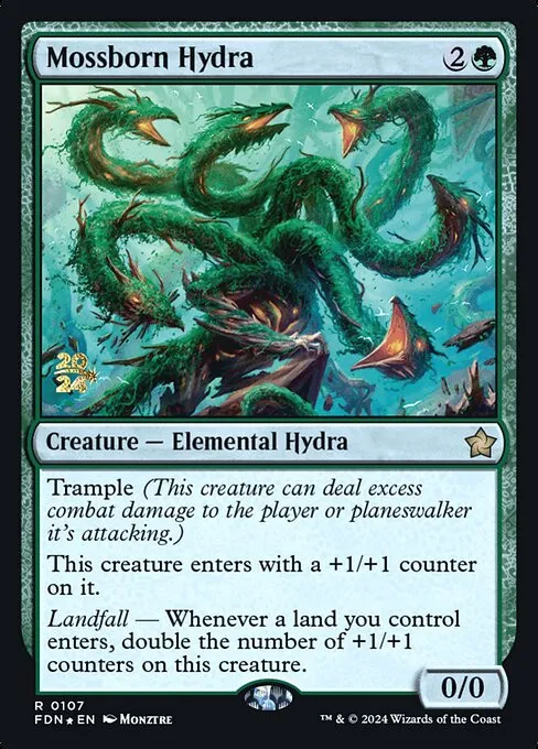 Mossborn Hydra - Foil