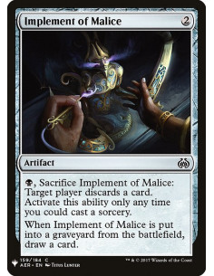 Implement of Malice