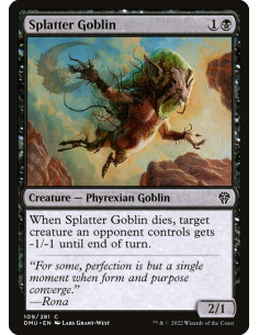 Splatter Goblin - Foil