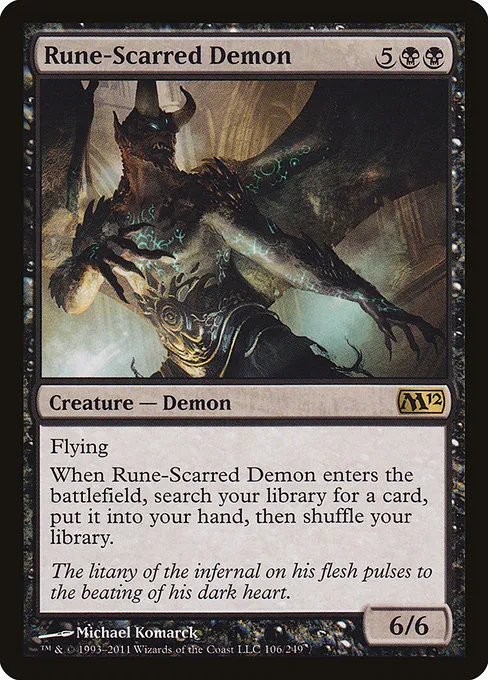 Rune-Scarred Demon - Foil