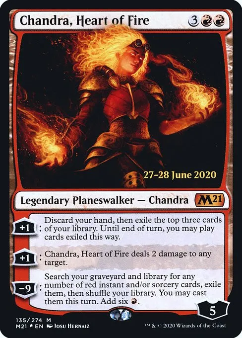 Chandra, Heart of Fire - Foil