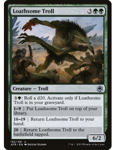 Loathsome Troll - Foil