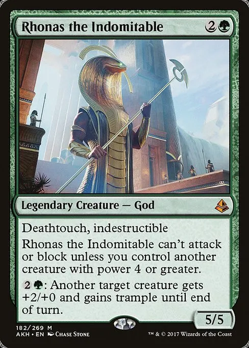 Rhonas the Indomitable - Foil