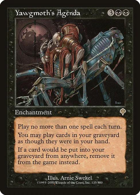 Yawgmoth's Agenda - Foil
