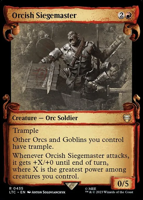 Orcish Siegemaster - Foil