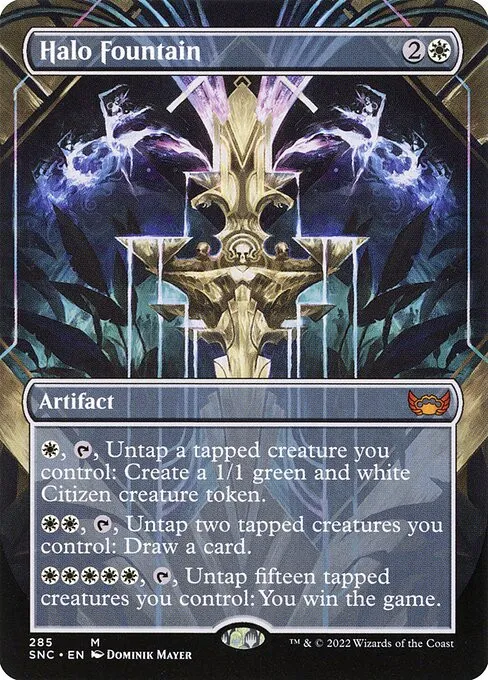 Halo Fountain - Foil