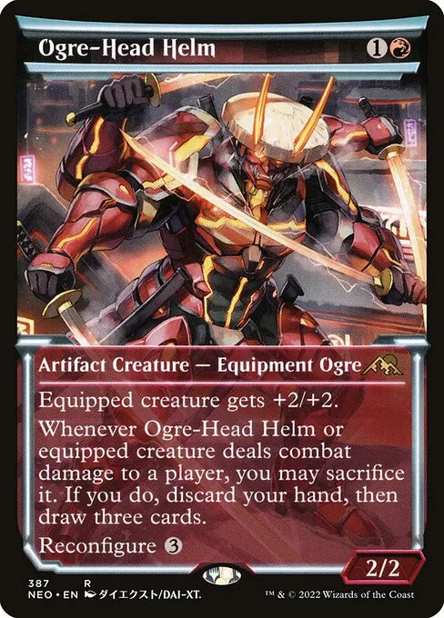 Ogre-Head Helm - Foil