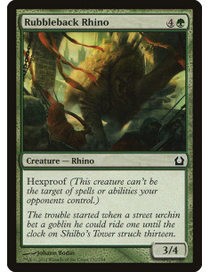 Rubbleback Rhino - Foil