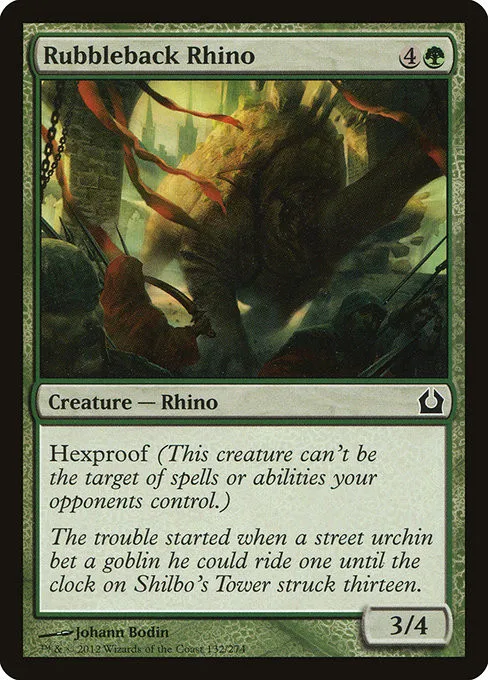 Rubbleback Rhino - Foil