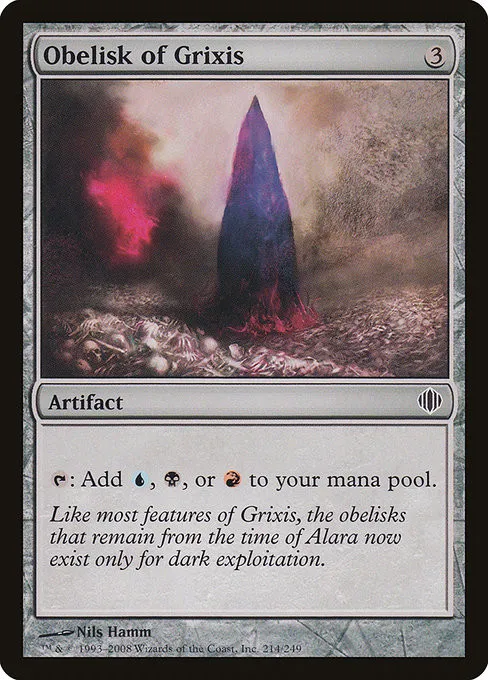 Obelisk of Grixis - Foil
