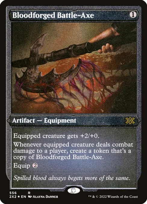 Bloodforged Battle-Axe - Foil