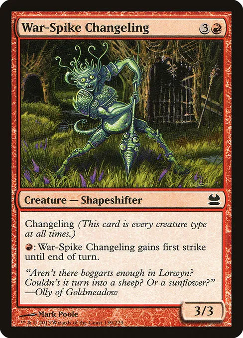 War-Spike Changeling - Foil