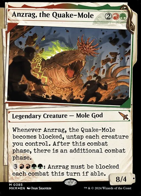 Anzrag, the Quake-Mole - Foil