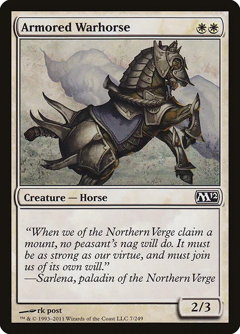 Armored Warhorse - Foil