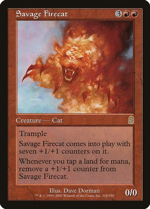 Savage Firecat - Foil