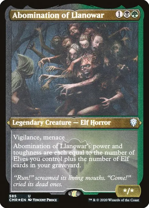 Abomination of Llanowar - Foil