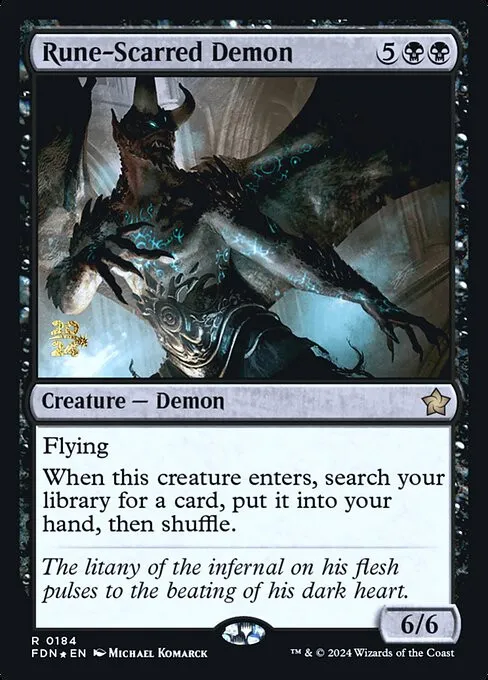 Rune-Scarred Demon - Foil