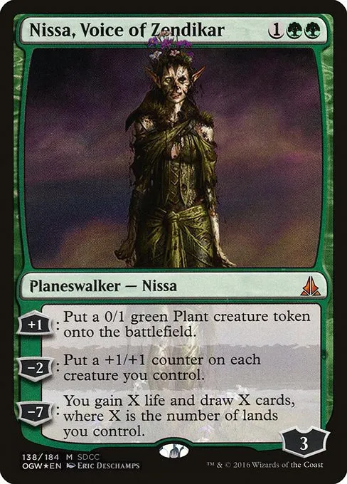 Nissa, Voice of Zendikar - Foil