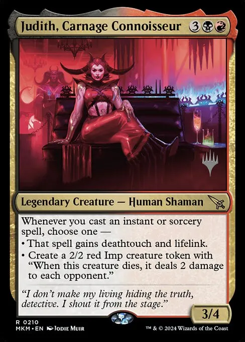 Judith, Carnage Connoisseur - Foil