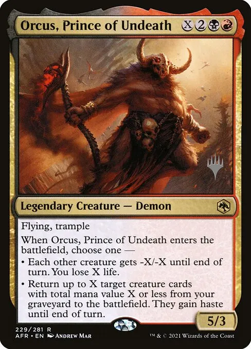Orcus, Prince of Undeath - Foil