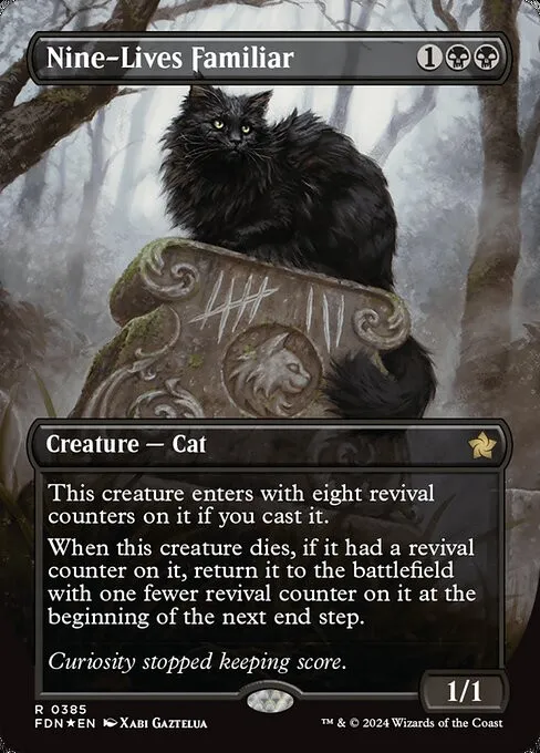 Nine-Lives Familiar - Foil