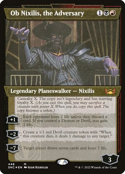 Ob Nixilis, the Adversary - Foil