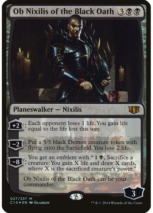Ob Nixilis of the Black Oath - Foil
