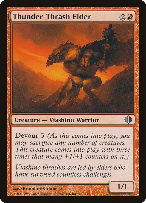 Thunder-Thrash Elder - Foil