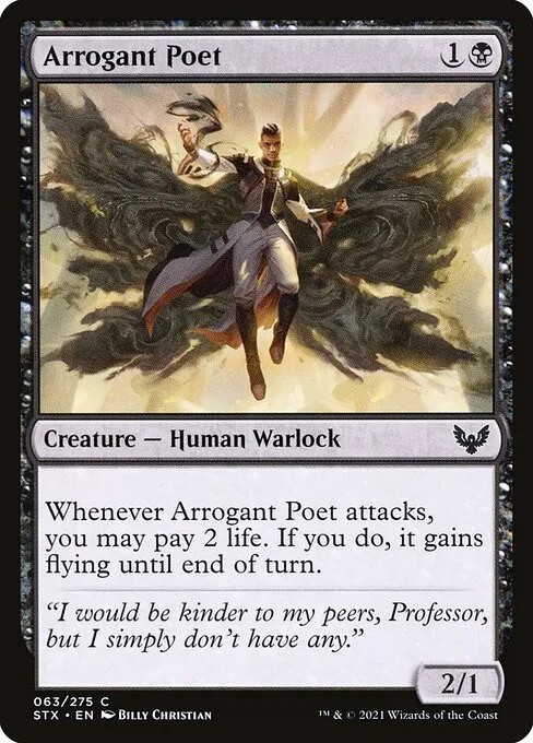 Arrogant Poet - Foil
