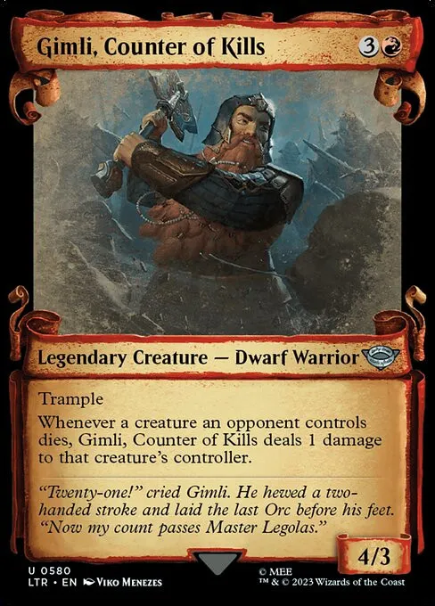 Gimli, Counter of Kills - Foil