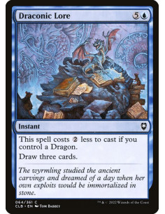Draconic Lore - Foil
