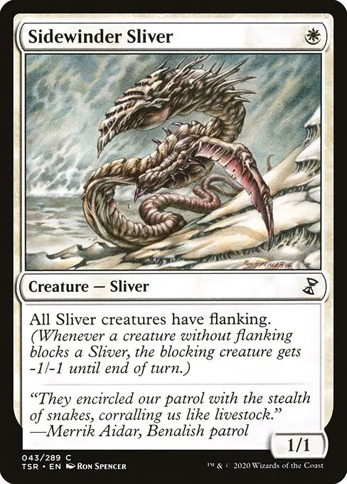 Sidewinder Sliver - Foil