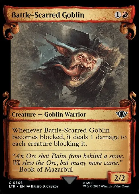 Battle-Scarred Goblin - Foil