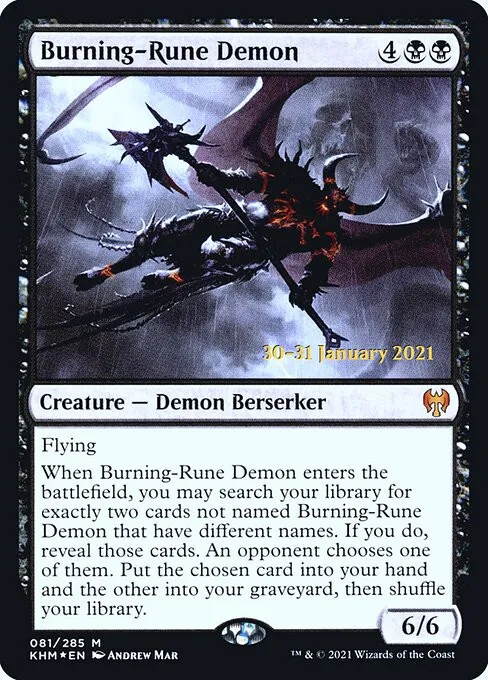 Burning-Rune Demon - Foil