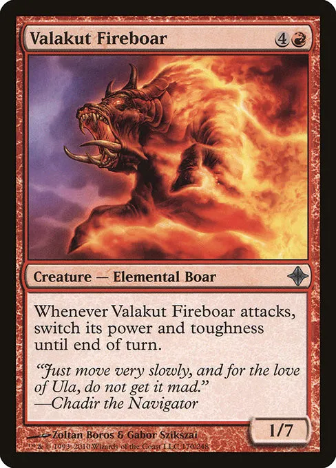 Valakut Fireboar - Foil